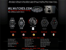 Tablet Screenshot of milwatches.com